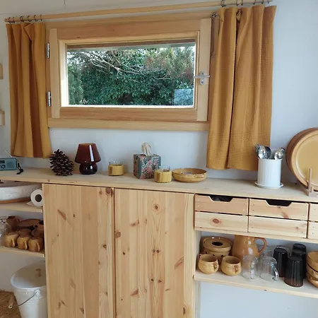 キャンプ場 Schaeferwagen Auenblick Nr 5 *