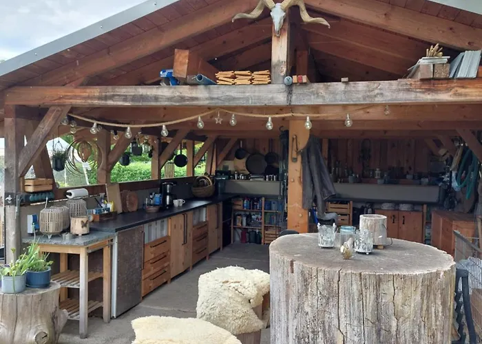 Kemping Schaeferwagen Gartenblick Nr 4 Radebeul