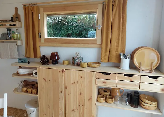 キャンプ場 Schaeferwagen Auenblick Nr 5 *